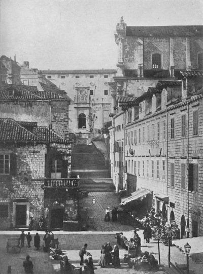 Jezuitský kostel a vojenská nemocnice, Ragusa, 1913 od Unbekannt