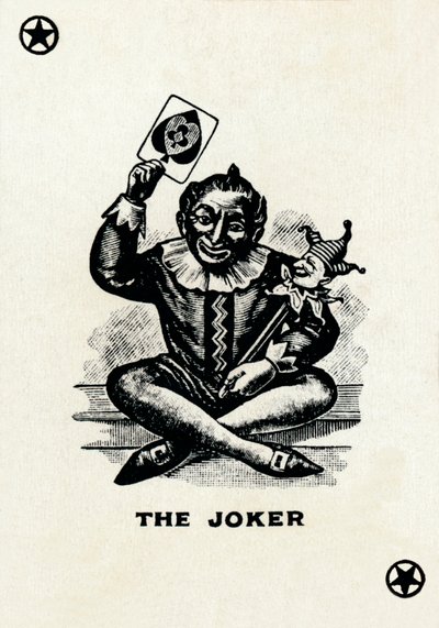Joker z balíčku hracích karet Goodall & Son Ltd., c1940 od Unbekannt