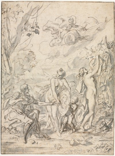 Soud z Paříže, c. 1740-1750. od Unbekannt