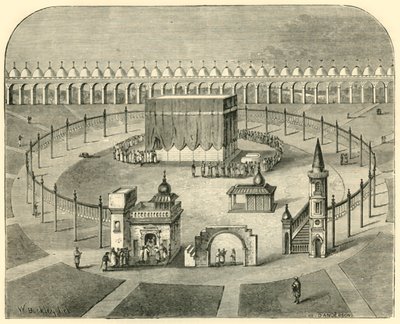 Kaaba, Mekka, 1890. od Unbekannt