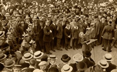 Kaisers vyhlášení války proti Británii...Berlín, Německo, 4. srpna 1914, 1933. od Unbekannt