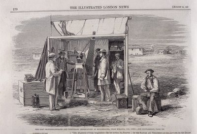 Kewský heliograf byl použit při expedici s pozorováním zatmění do Španělska v roce 1860 od Unbekannt