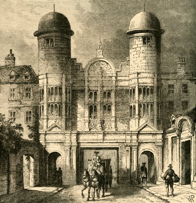 The King Street Gateway, Whitehall, 1881. od Unbekannt