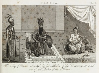 Král Persie, c 1810-1829 od Unbekannt
