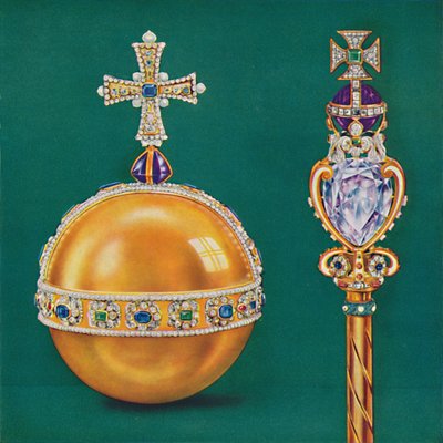 Královská koule a žezlo, 1937. od Unbekannt
