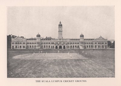 Kriketové hřiště Kuala Lumpur, Malajsko, 1912. od Unbekannt