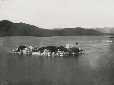 Jezerní palác, Udaipur, Indie, 1895. od Unbekannt