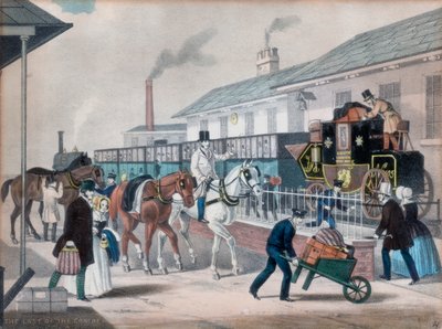 Poslední z trenérů, c1840 od Unbekannt