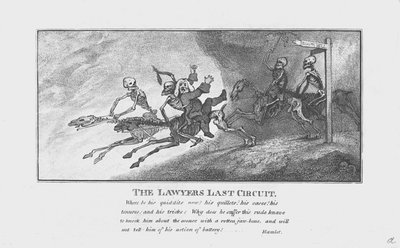 The Lawyers Last Circuit., c1800 od Unbekannt