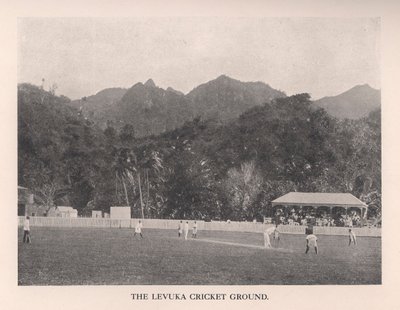 Kriketové hřiště Levuka, Fidži, 1912 od Unbekannt