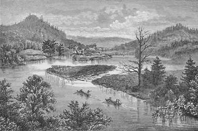 Malá Juniata - Tyrone v dálce, 1883 od Unbekannt
