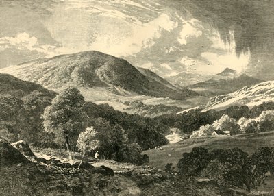 Údolí Lledr, 1898. od Unbekannt