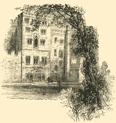 The Lollards Tower, Lambeth Palace, c1878. od Unbekannt