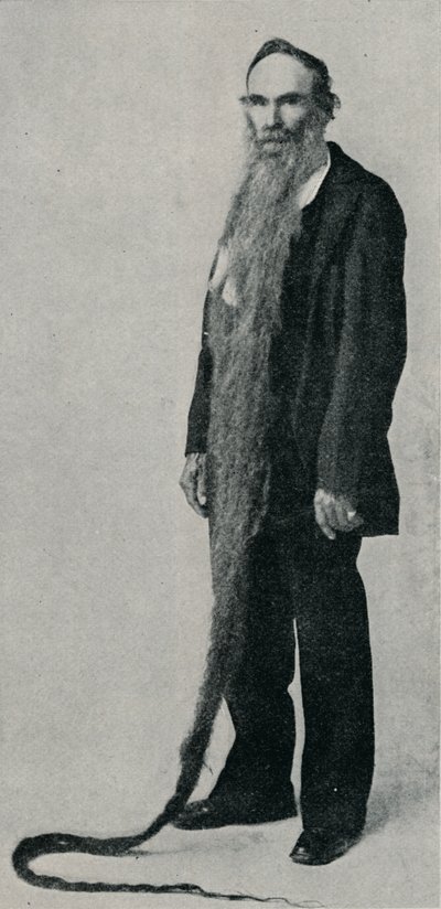 Nejdelší vousy na záznamu, 1896, 1910 od Unbekannt