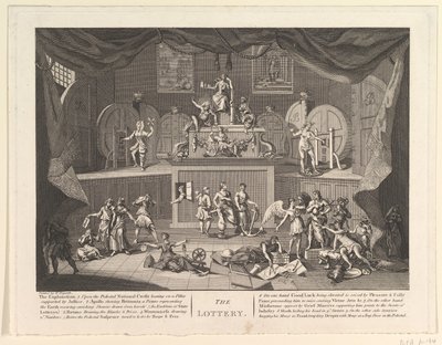 Loterie, [po roce 1724]. od Unbekannt