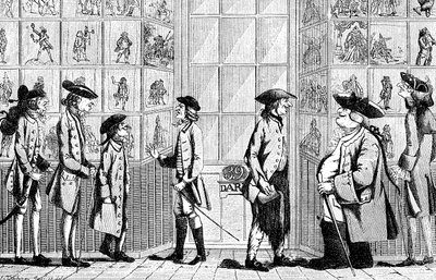 Macaroni Print Shop, 1772 od Unbekannt