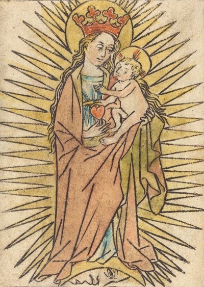 Madona s dítětem s hruškou, c. 14401460. od Unbekannt