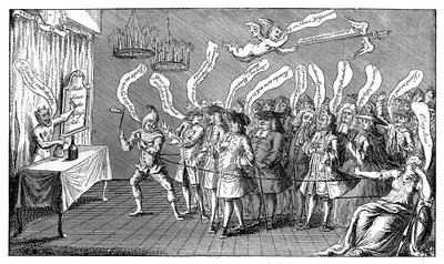 Kouzelník nebo Cungerer. Anglická důvěřivost: or, Yere all Bottled, 1749 od Unbekannt