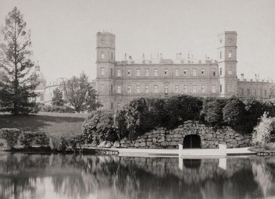 Hlavní průčelí paláce v Gatchina, 1870-1880 od Unbekannt
