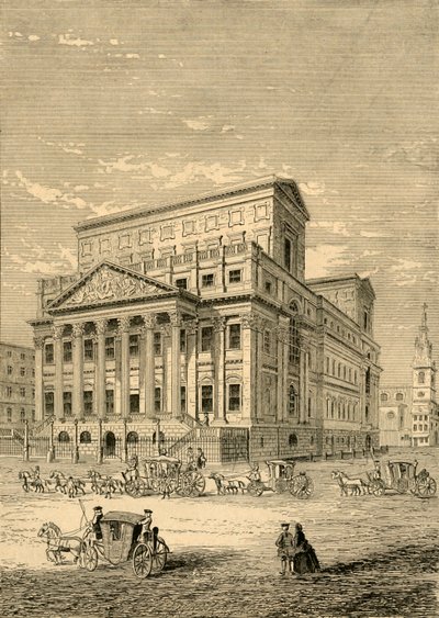 Mansion House v roce 1750, 1897. od Unbekannt