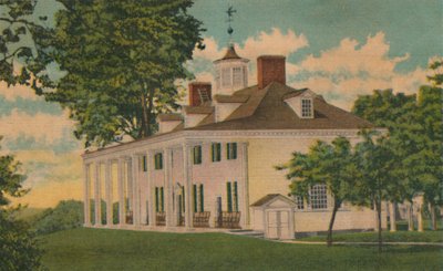 The Mansion, s výhledem na Potomac, 1946 od Unbekannt