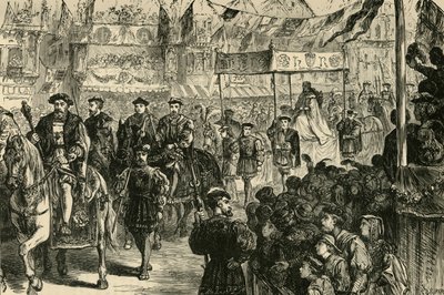 Manželský průvod Anny Boleynové, 1533, 1890. od Unbekannt