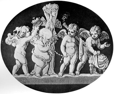 Manželství Cupida a Psyché, 1797 od Unbekannt