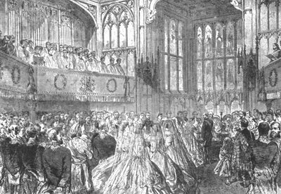 Sňatek princezny Heleny s princem Christianem ze Šlesvicka-Holštýnska...1866, 1901. od Unbekannt