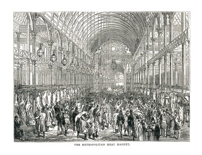 Metropolitní masný trh, 1878 od Unbekannt