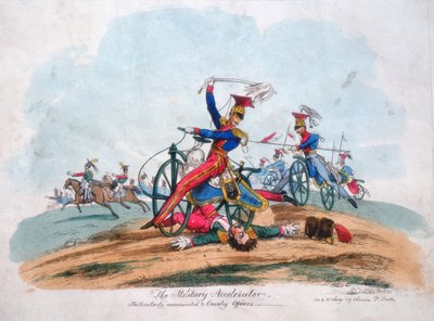 Vojenský akcelerátor – zvláště doporučený důstojníkům kavalérie, c1820 od Unbekannt