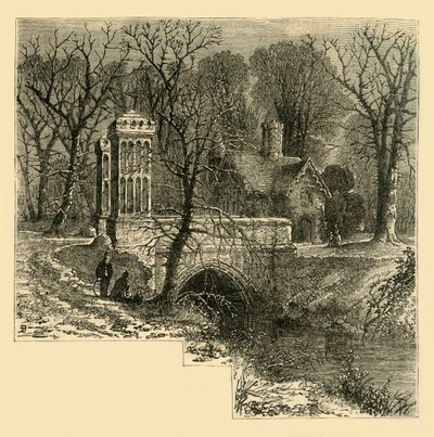 Příkop, palác Fulham, c1878. od Unbekannt