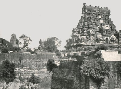 Příkop a pevnost, Tanjore, Indie, 1895. od Unbekannt