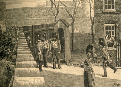 The Mob of Spenceans Summoning the Tower of London, 1816 c1890. od Unbekannt
