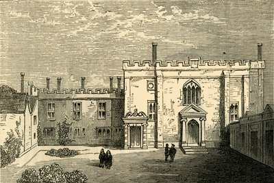 Klášter sv. Jana Jeruzalémského, Clerkenwell – Kaple z jihu, c1872. od Unbekannt