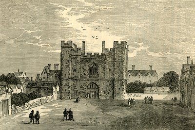 Klášter sv. Jana Jeruzalémského, Clerkenwell – Brána ze západu, c1872. od Unbekannt
