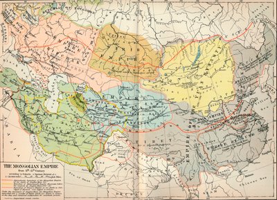 Mongolská říše od 12. do 15. století, c1903, 1904 od Unbekannt
