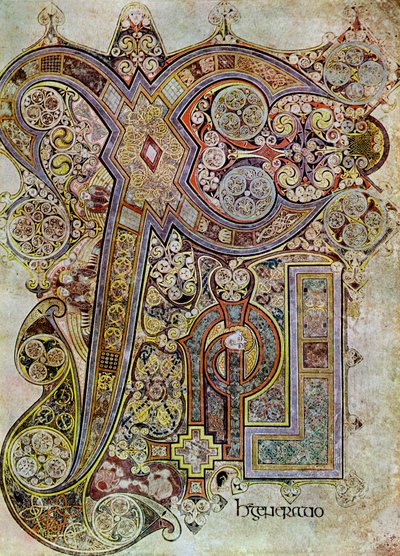 The Monogram Page, 800 AD, 20. století od Unbekannt