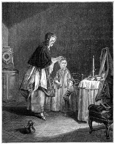 Ranní toaleta, 1885 od Unbekannt