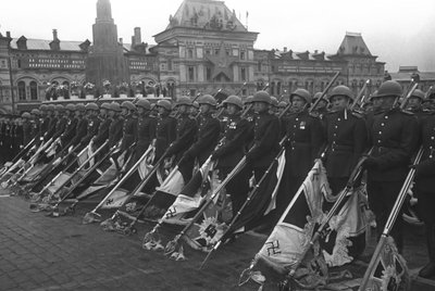 Moskevská vítězná přehlídka, 24. června 1945 od Unbekannt