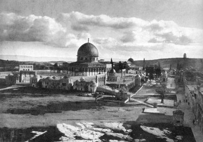 Omarova mešita na místě starověkého chrámu, Betlém, Izrael, 1926 od Unbekannt