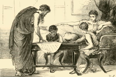 Matka Gracchi, 1890. od Unbekannt