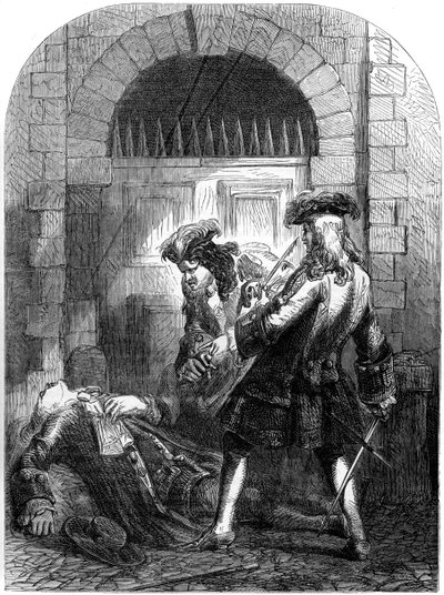 Vražda herce Williama Mountforda, 1692, 19. století od Unbekannt