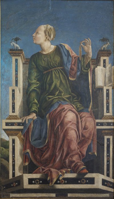 The Muse Urania, cca 1457. od Unbekannt