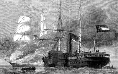 Nashville ničí federálního obchodníka, Americká občanská válka, 1861-1862 c1880 od Unbekannt