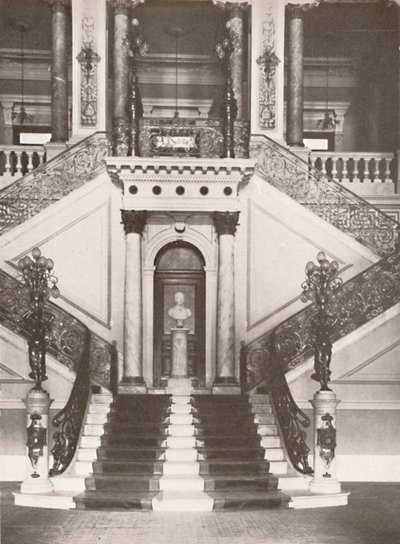 Schodiště Národní knihovny, 1914 od Unbekannt