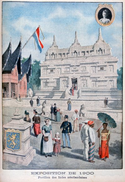 Pavilon Nizozemské Indie na Světové výstavě v roce 1900, Paříž, 1900 od Unbekannt