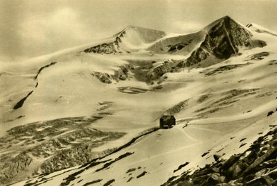 Neue Prager Hütte, hora Grossvenediger, Tyrolsko, Rakousko, c1935. od Unbekannt