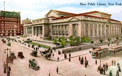 The New Public Library, New York, USA, 1910 od Unbekannt