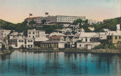 The New St. George Hotel, St. Georges, Bermuda, počátek 20. století. od Unbekannt
