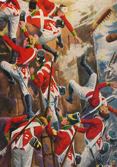 Northumberland Fusiliers. Útok na hradby San Vincente, 1939 od Unbekannt